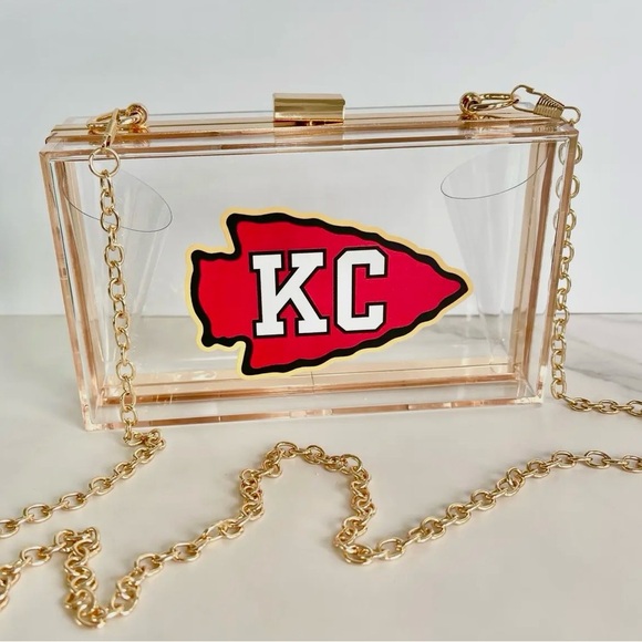 Handbags - Kansas City Chiefs Clear Acrylic Bag